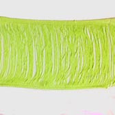 Neon színű hurkolt végű rojt 15 cm hosszúm - GIALLO